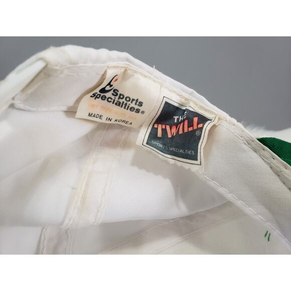 VTG NFL Logo Shield Umpire white snapback hat cap 90s Sports Specialties Twill - Picture 9 of 10